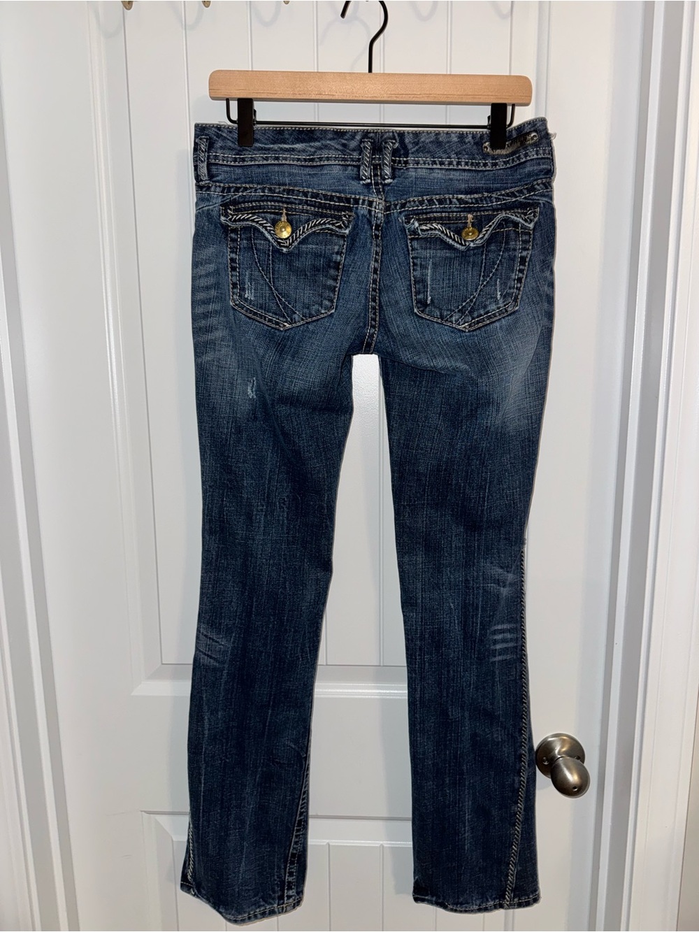 Express Jeans Women’s Size 4R Bootcut Medium Wash Stretch Denim - Picture 7 of 10